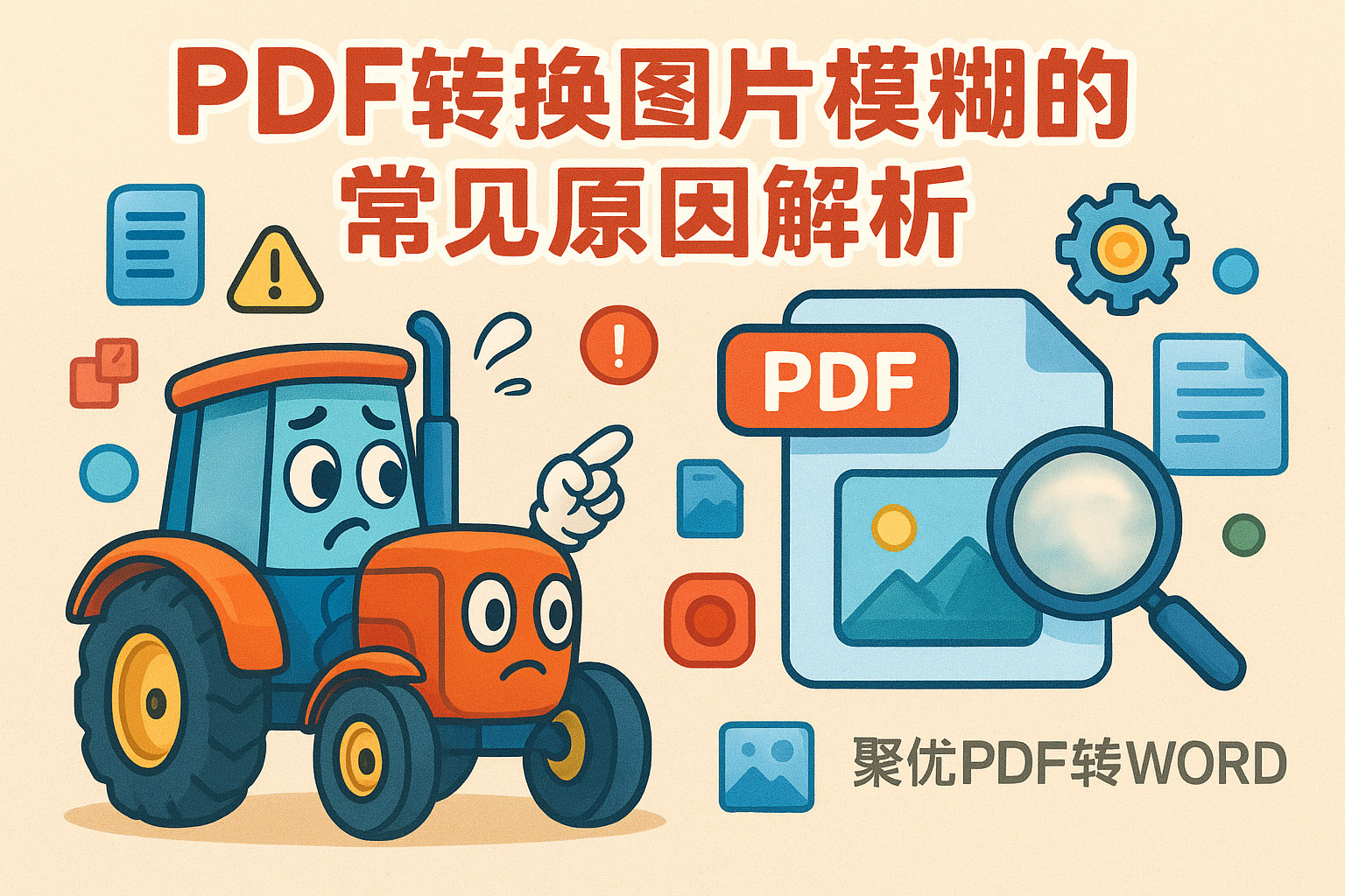 PDF转换图片模糊的常见原因解析