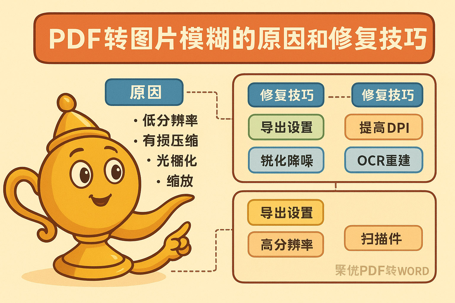 PDF转图片模糊的原因和修复技巧