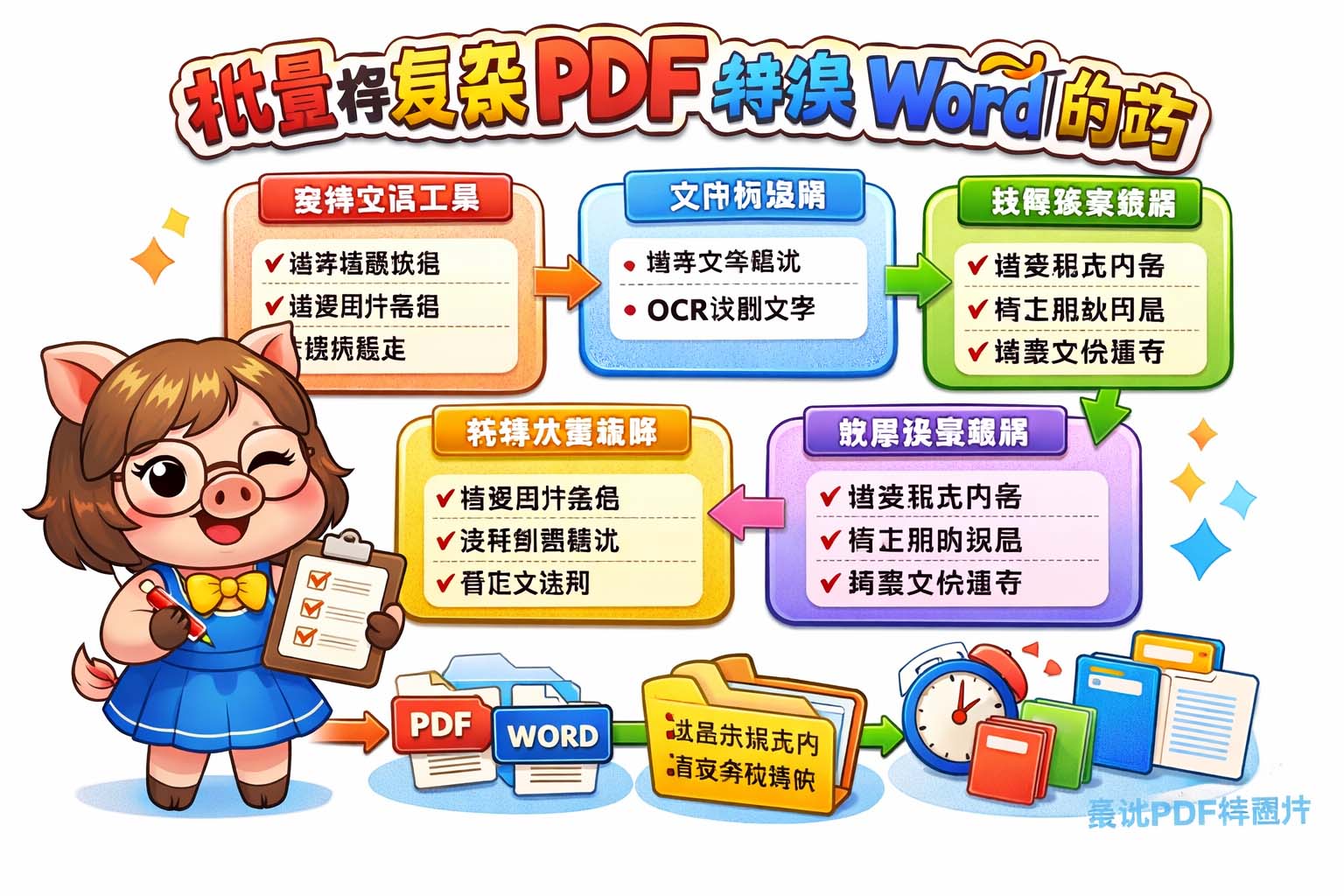 批量将复杂PDF转换为Word的诀窍