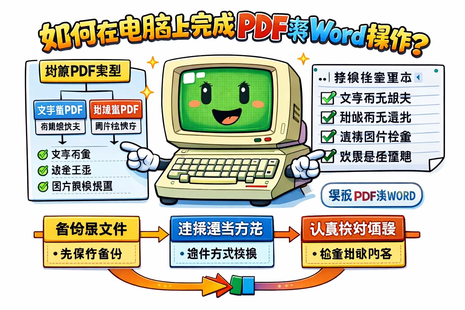 如何在电脑上完成PDF转Word操作?