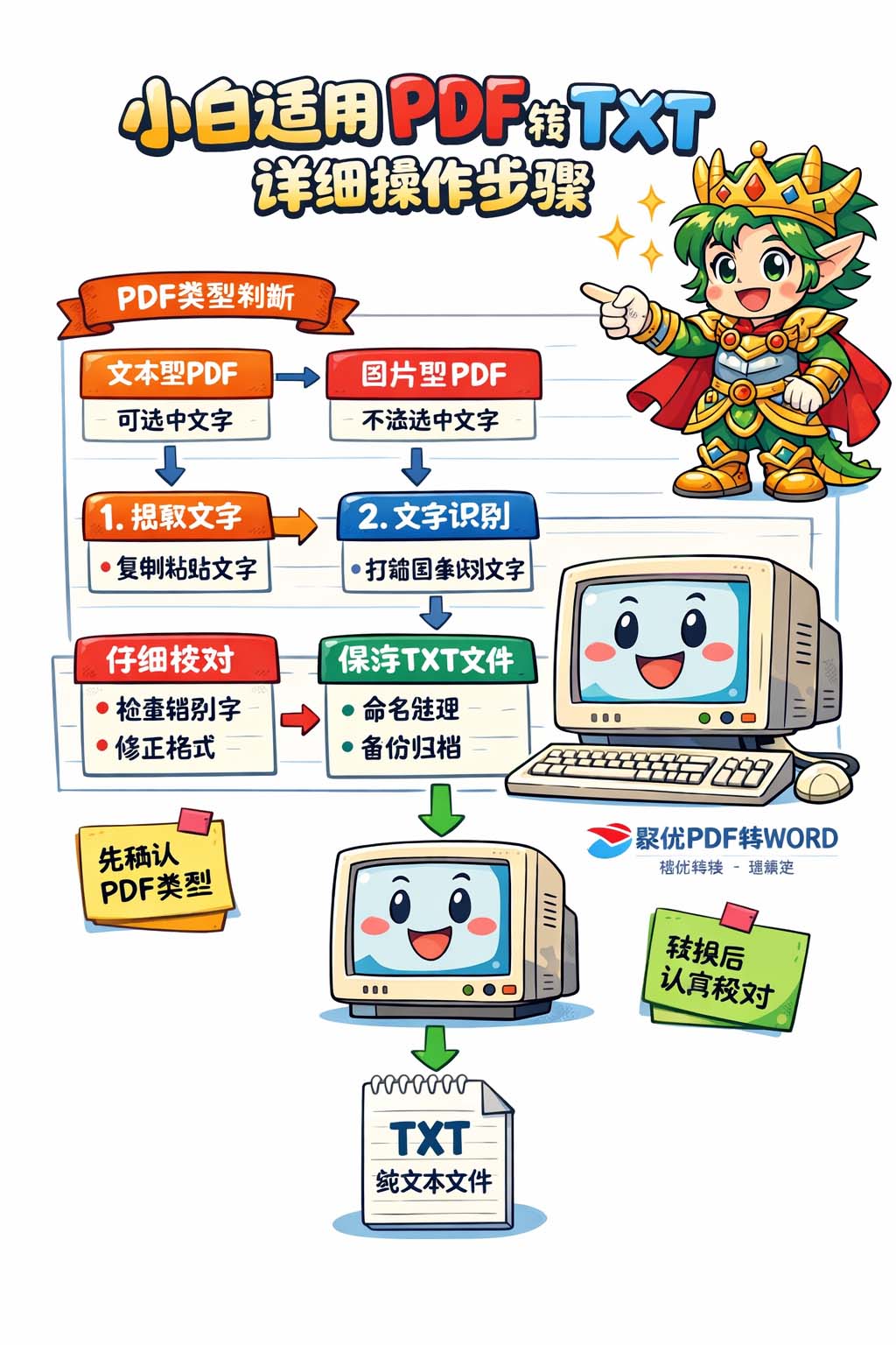 小白适用的PDF转TXT详细操作步骤