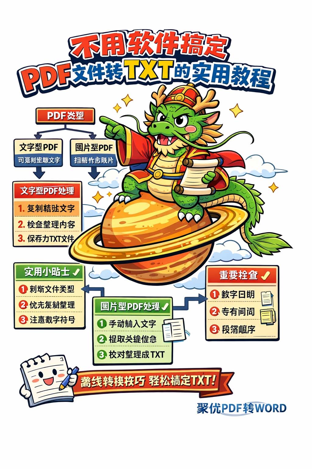 不用软件搞定PDF文件转TXT的实用教程