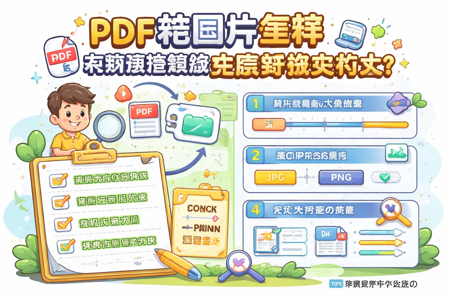 PDF转图片怎样不影响清晰度还能降低文件大小?